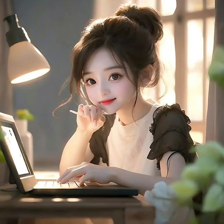 A professional individual working at a desk with a laptop, symbolizing focus and productivity.