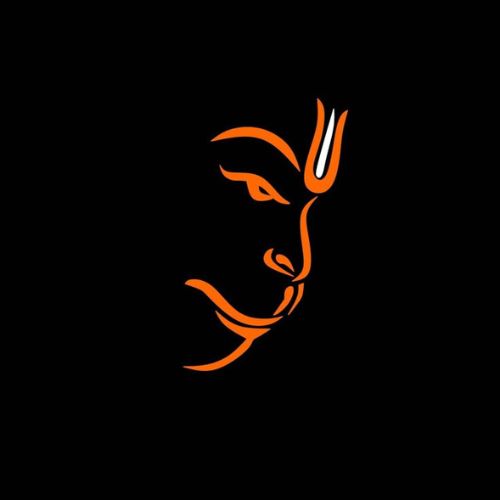 Hanuman DP – A devotional profile picture representing strength, faith, and devotion