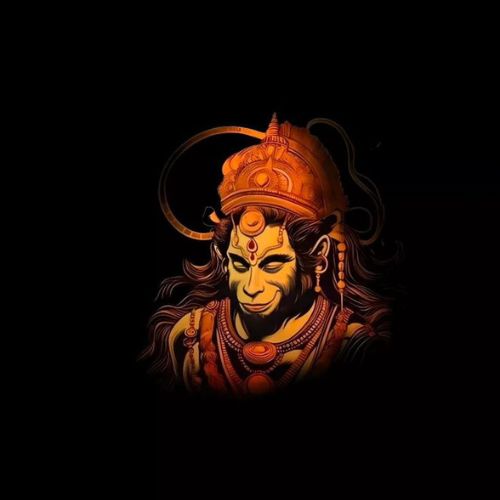 Hanuman DP – A devotional profile picture representing strength, faith, and devotion