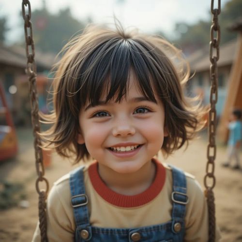 Smile DP PRoProfileDP_ Childhood Smile 🧸😊_ A nostalgic smile with childhood elements like toys or swings