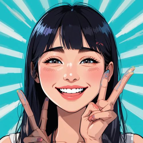 Smile DP PRoProfileDP_ Peace Sign Smile ✌️😊_ A smiling face making a peace sign, radiating positivity