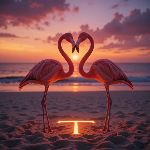 T DP Name ProProfileDP_ Two swans forming a heart shape in a serene lake setting