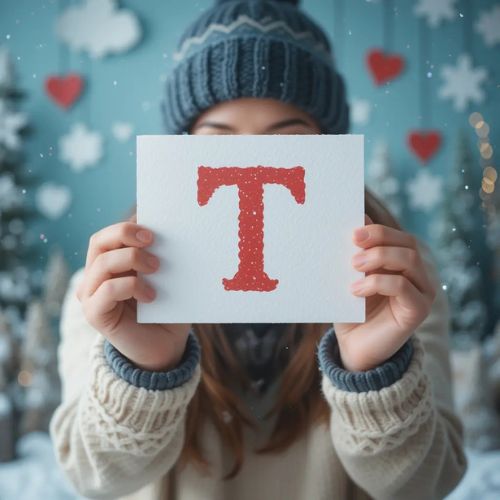 T DP Name ProProfileDP_A person holding a card or cutout with the letter _T_ written boldly on it