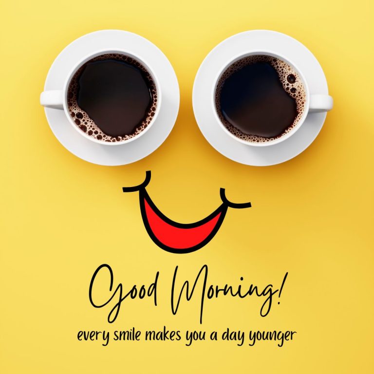 Yellow and White Creative Minimalist Good Morning Quotes Instagram Post