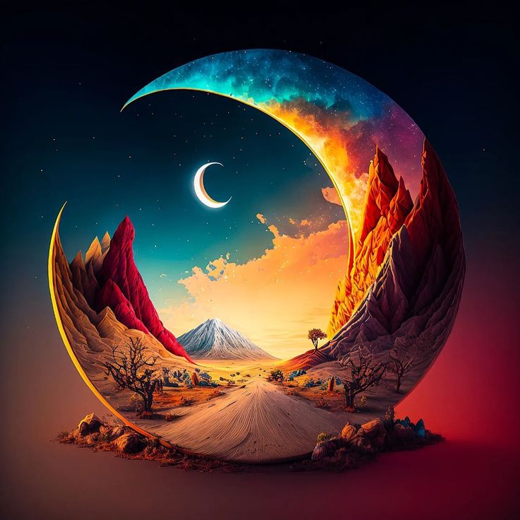 Creative and unique profile picture with vibrant colors.