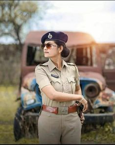 A proud police officer's display picture symbolizing courage and duty