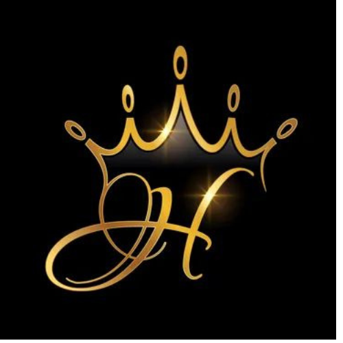 gold h with crown
