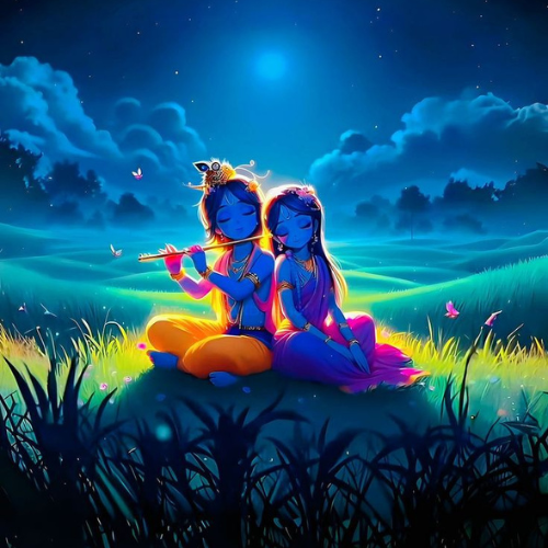 shiv and parvati are on rock