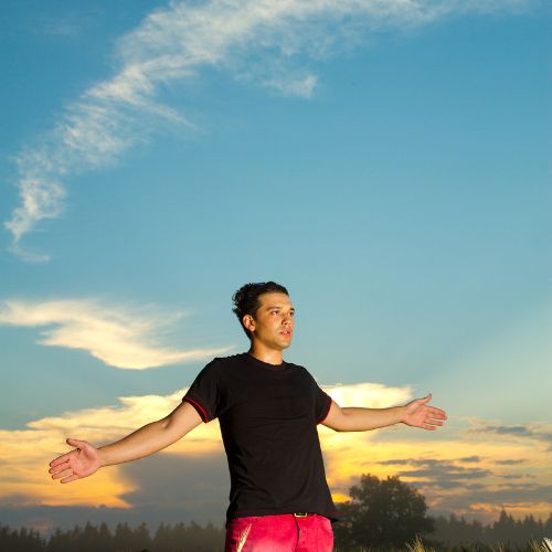 A calm and peaceful boy enjoying a quiet moment, embodying serenity and tranquility – perfect Lifestyle DP.