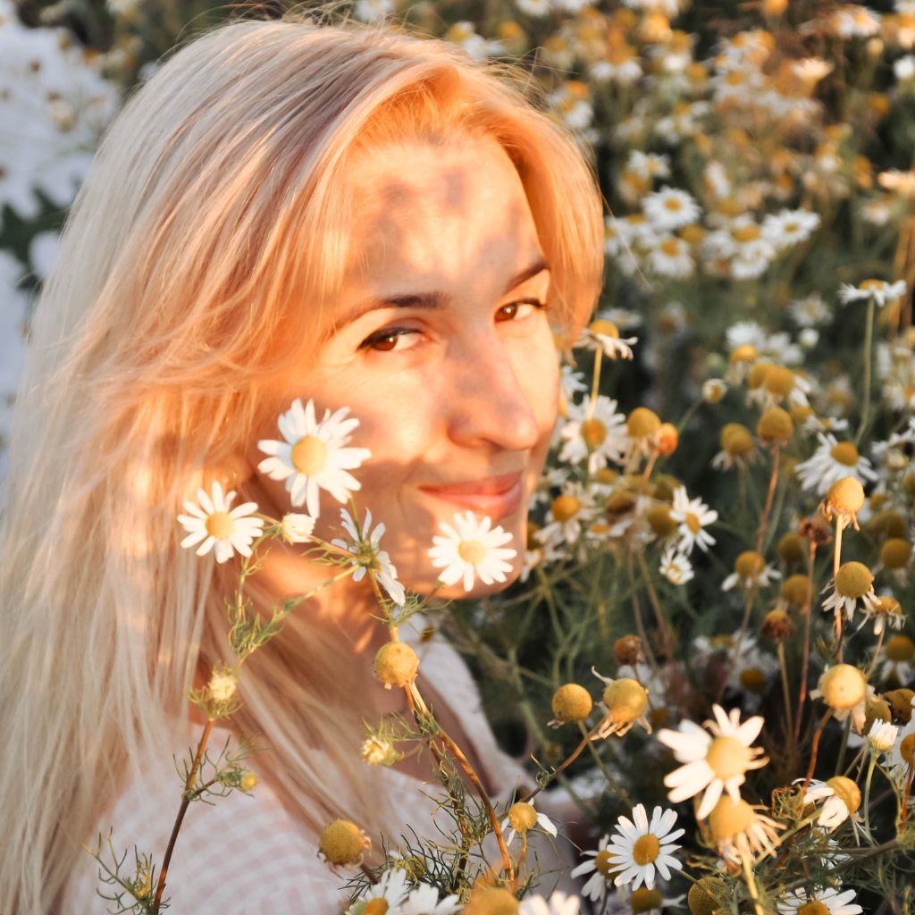 A Girl Injoying In Field