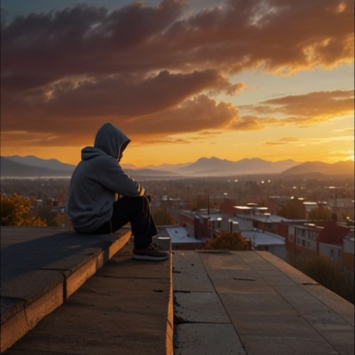 A hand gripping a tree branch with leaves growing from it – a deep and emotional DP for WhatsApp status.