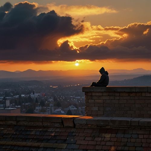 A hand gripping a tree branch with leaves growing from it – a deep and emotional DP for WhatsApp status.