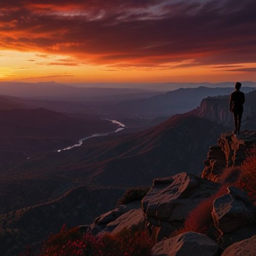 A silhouette of a person sitting against a soft, dreamy sky, creating a peaceful and artistic aesthetic DP.