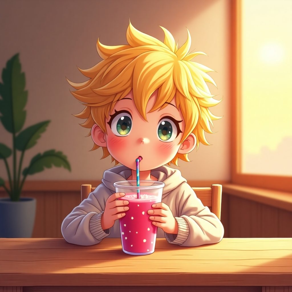 Cartoon DP Taking Tea