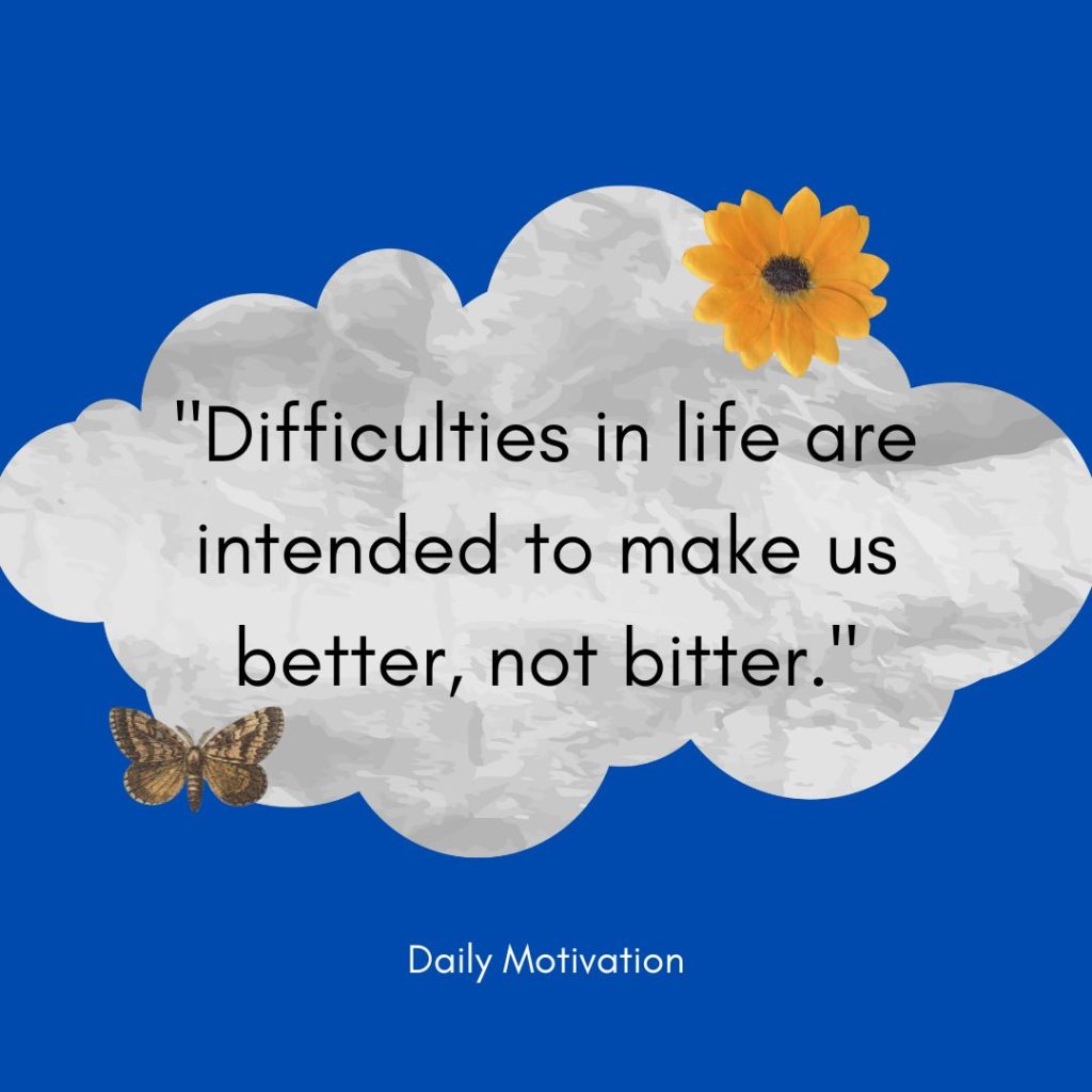 Blue White Bold Type-centric Motivational Facebook Post