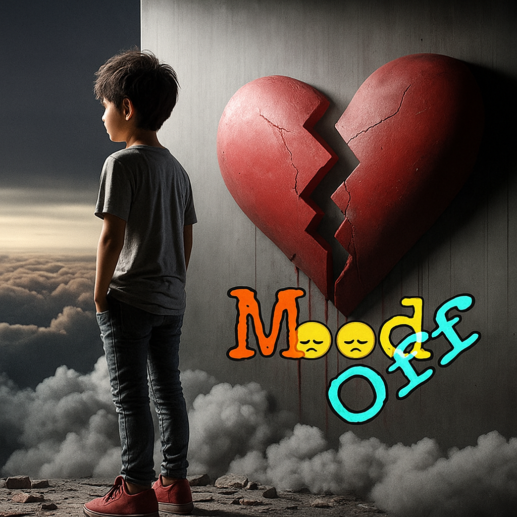 Screenshot displaying a mood off message, indicating a negative emotional state or sentiment