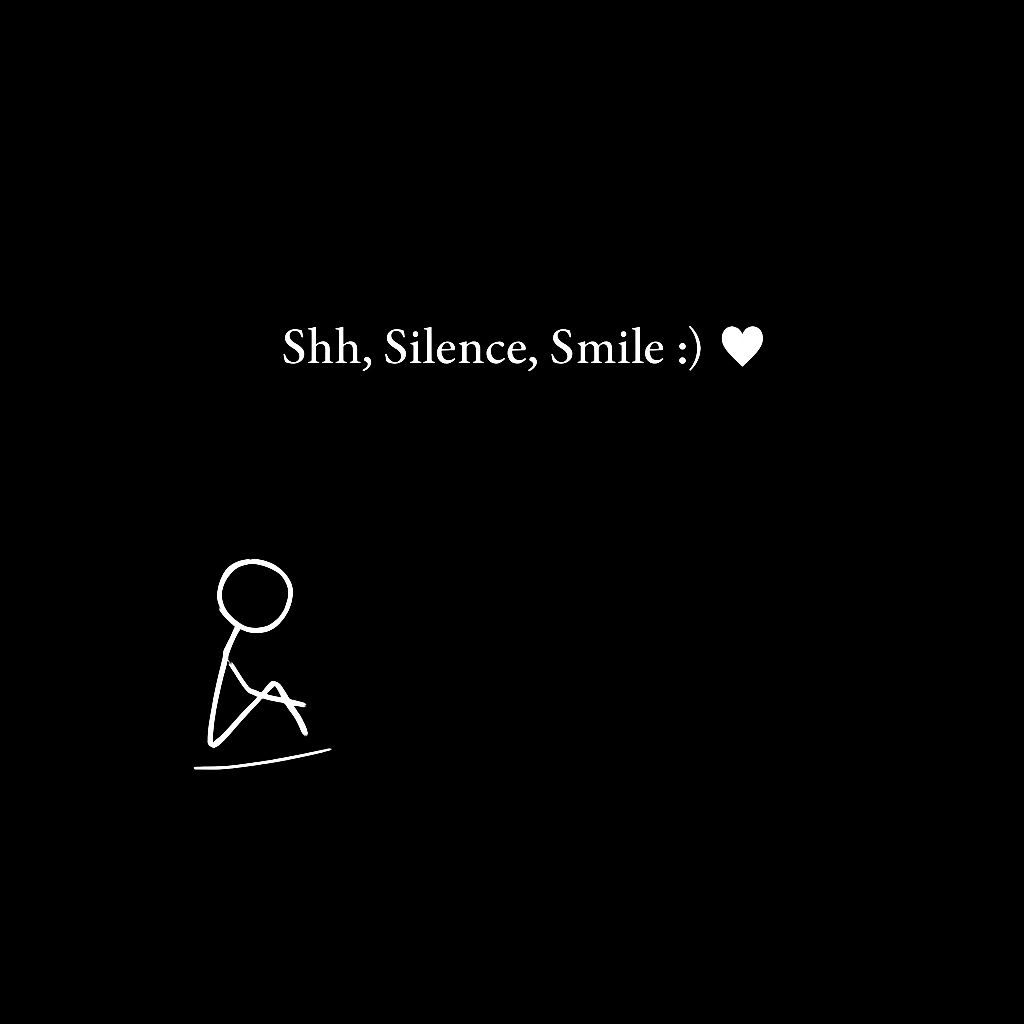 A group of smiling individuals enjoying a moment of silence together