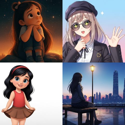 Girl Cartoon Images For DP