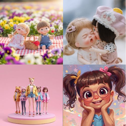 Stylish Cute Doll DP