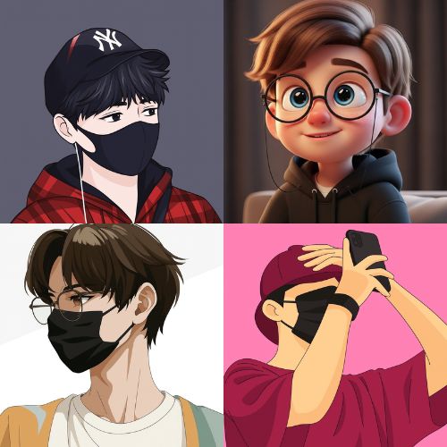 Attitude Cartoon Boy DP